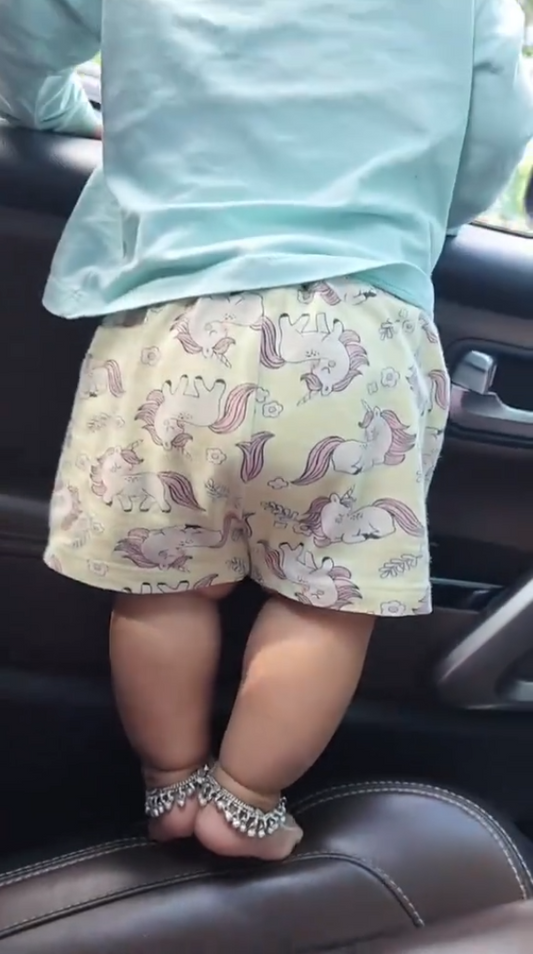 Silver Baby anklet (pair)